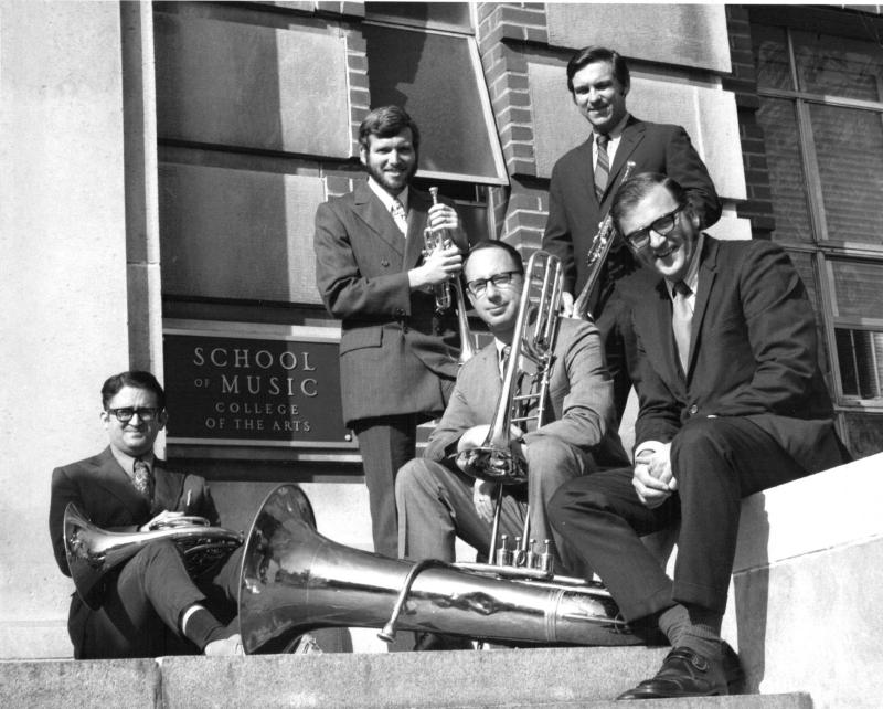 Faculty Brass Quintet, 1971