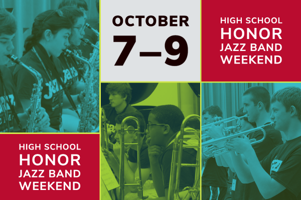 High School Honor Jazz Band Weekend photo collage
